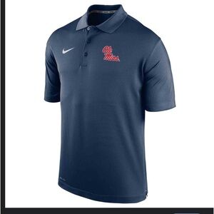 Nike Ole Miss dry fit navy polo size M - worn once like new.